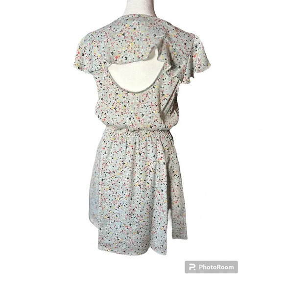 BCBGeneration BCBG /Blue Confetti dress Front Mini Size small NWT Summer dress - Picture 3 of 9